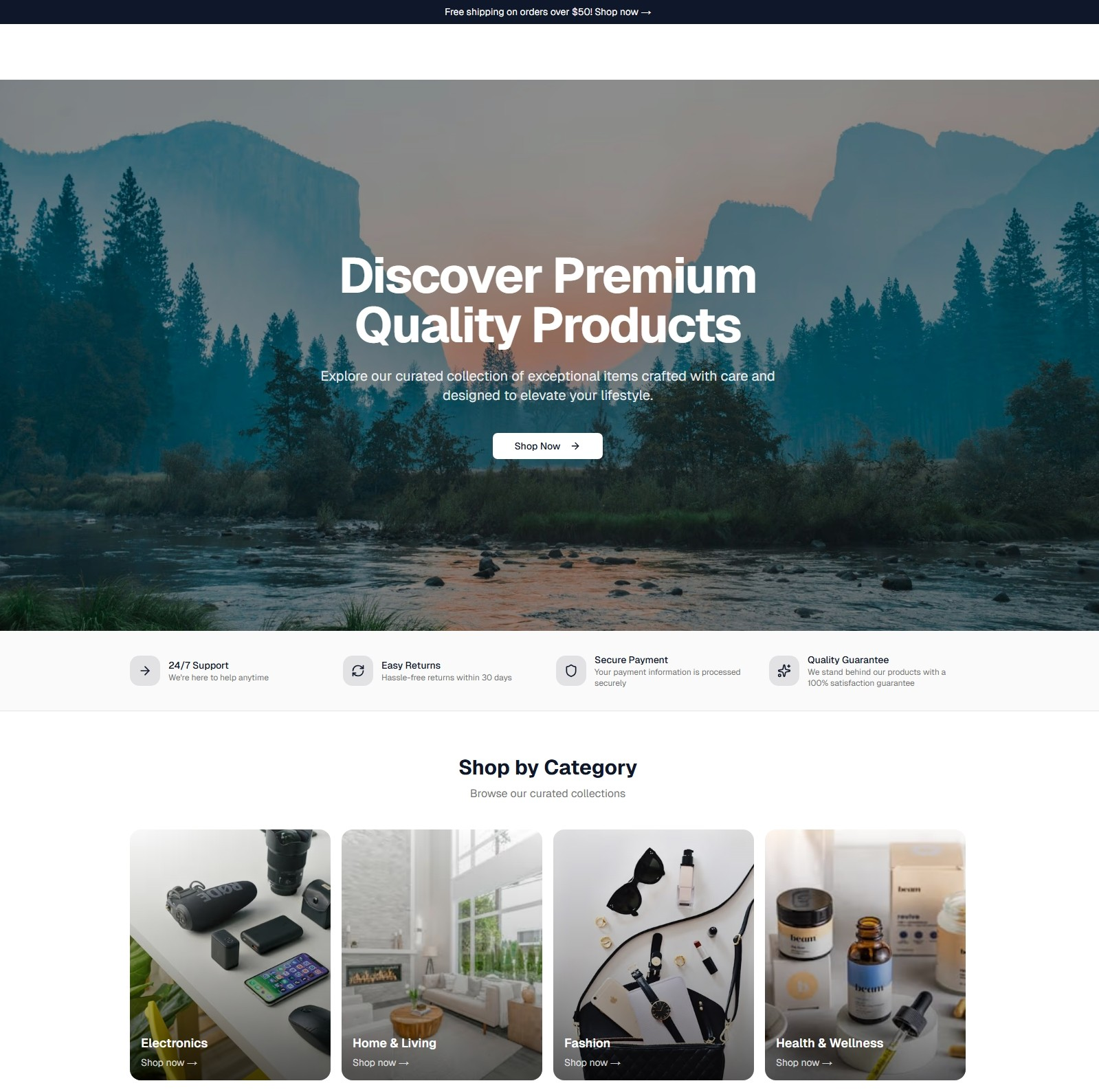 Ecommerce Website (Luxe Store)