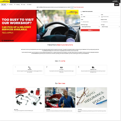 BestAuto Solutions webapp development